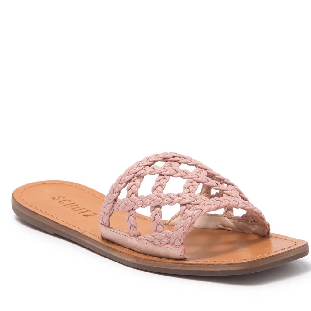 NIB SCHUTZ Ericka Braided Sandal - Picture 1 of 5